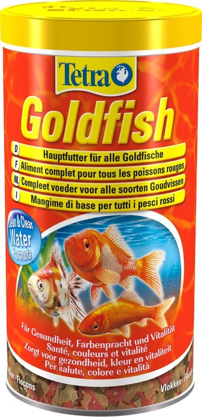 tetra goldfish goudvissen visvoer 1 liter